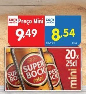 Minipreço Cerveja super bock promoção