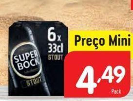 Minipreço Cerveja super bock promoção