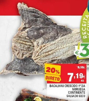 Bacalhau Crescido 1ª da Noruega Continente
