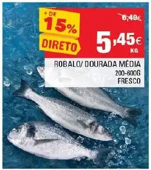 Continente Robalo/Dourada Média 200-600g Fresco promoção