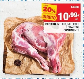 Continente Cabrito Inteiro, Metades e Quartos Continente promoção