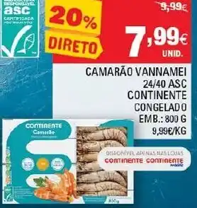 Camarão Vannamei 24/40 Asc 800g