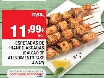 Espetadas de Frango Assadas