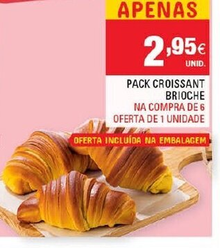Continente Pack Croissant Brioche promoção