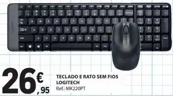 E.Leclerc Teclaro e rato sem fios logitech promoção