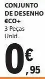 E.Leclerc Conjunto de desenho €co+ promoção