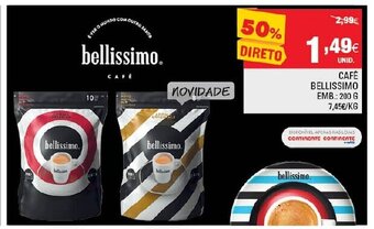 Continente Café Bellissimo 200g promoção