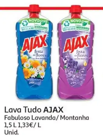 Auchan Lava Tudo AJAX 1,5L promoção