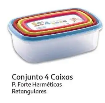 Auchan Conjunto 4 Caixas promoção