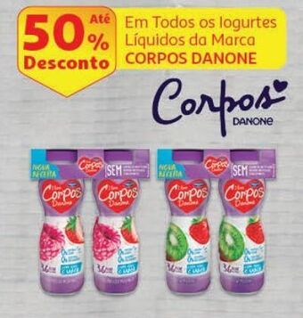 Auchan Iogurte magro corpos danone promoção