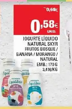 Continente Iogurte Líquido Natural Skyr 170g promoção