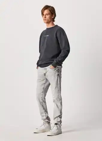 Pepe Jeans Crane gravel slim fit regular waist jeans promoção