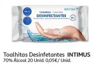 Auchan Toalhitas Desinfetantes INTIMUS promoção