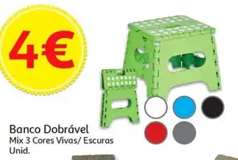 Auchan Banco Dobrável promoção
