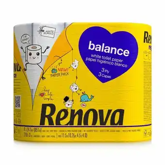 Pingo Doce Papel higiénico balance renova - 4 rolos promoção