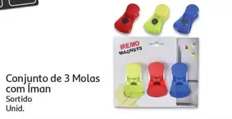 Conjunto de 3 Molas com Íman
