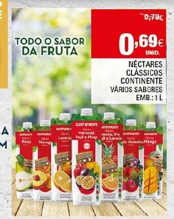 Néctares Clássicos Continente 1L