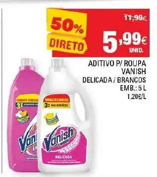 Continente Aditivo P/ Roupa Vanish 5L promoção