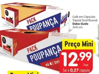 Café em Cãpsulas Tripack Sical/Boundi Dolce Gusto 3x16 Uni