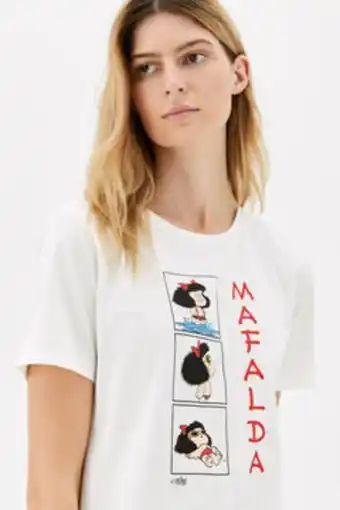 Springfield Camiseta mafalda promoção