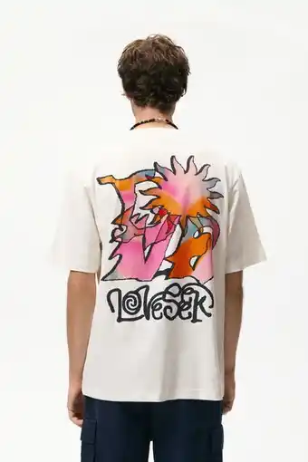 ZARA T-shirt estampado gráficos promoção