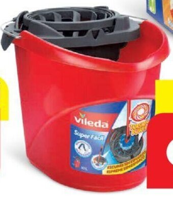 Minipreço Balde + Espremedor Superfãcil Vileda promoção