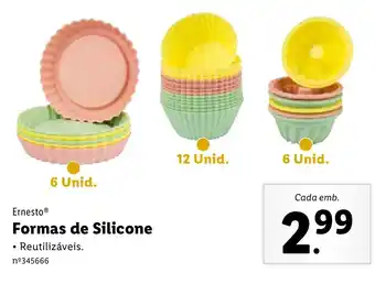 Lidl Formas de Silicone promoção