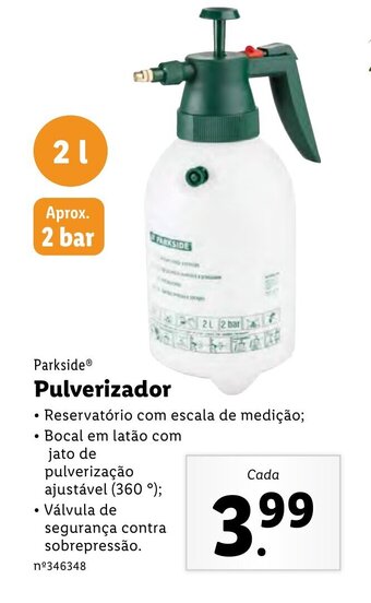 Lidl Pulverizador promoção