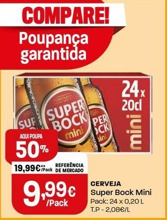 Intermarché Cerveja super bock promoção