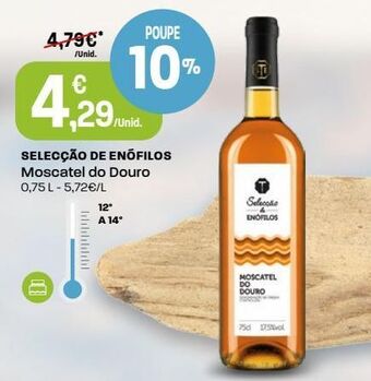 Intermarché Moscatel selecção de enófilos promoção