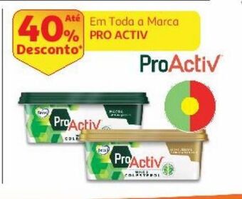 Auchan Creme vegetal pro activ promoção