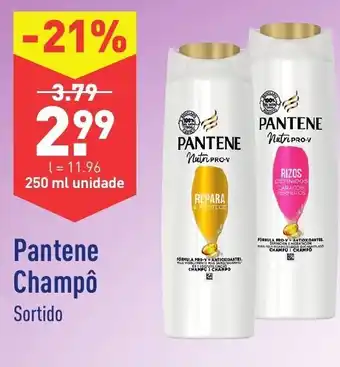 ALDI Pantene Champo 250ml promoção