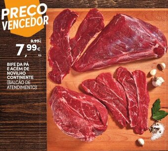 Continente Bife da pa e Acem de Novilho Continente 1kg promoção