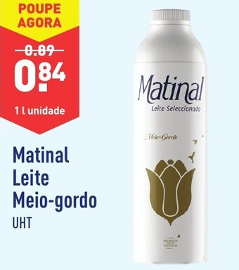 ALDI Matinal Leite Meio-gordo 1L unidade promoção