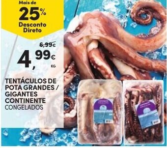 Tentaculos de Pota Grandes/ Gigantes Continente