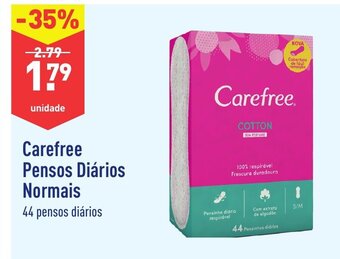 ALDI Carefree Pensos Diarios Normais promoção