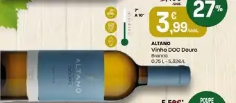 Intermarché Vinho branco altano promoção