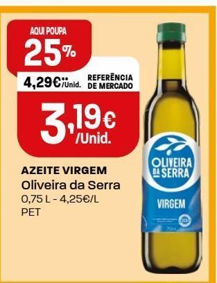 Intermarché Azeite virgem oliveira da serra promoção