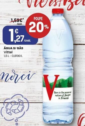 Intermarché Água promoção