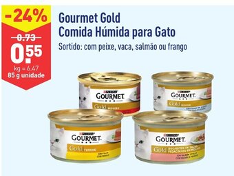 ALDI Gourmet Gold Comida Humida para Gato 85g promoção