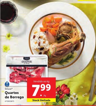 Lidl Quartos de Borrego promoção