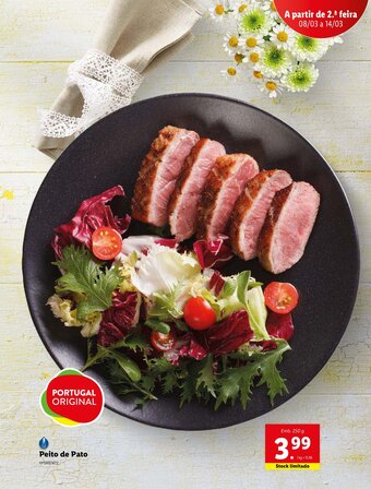 Lidl Peito de Pato promoção
