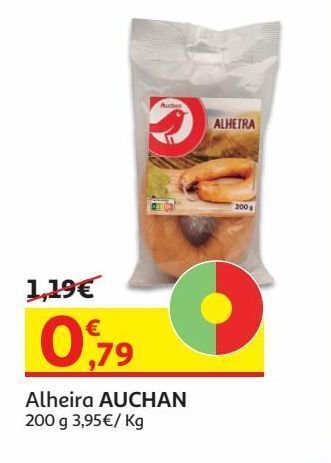 Auchan Alheira auchan:200 g promoção