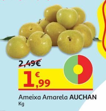 Auchan Ameixa amarela auchan:kg promoção