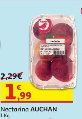 Auchan Nectarina auchan:1 kg promoção