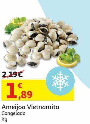 Auchan Ameijoa vietnamita congelada:kg de peso liquido promoção