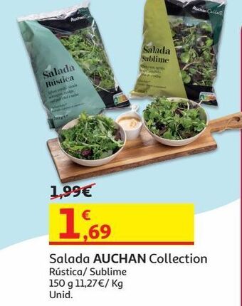 Auchan Salada auchan collection promoção