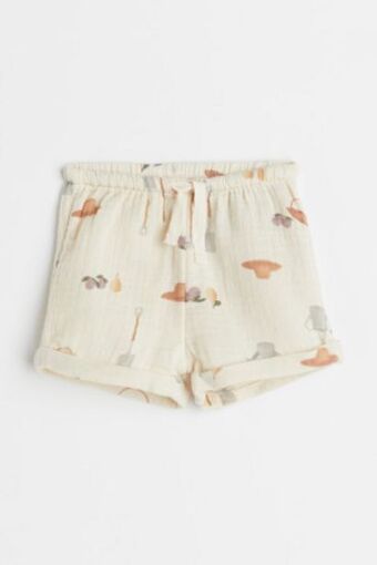 H&M Calções em algodão promoção