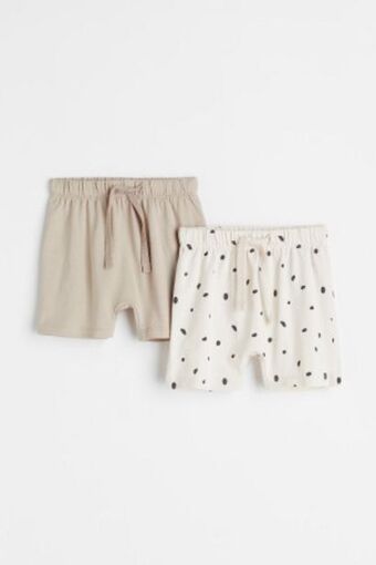 H&M Pack de 2 calções em algodão promoção