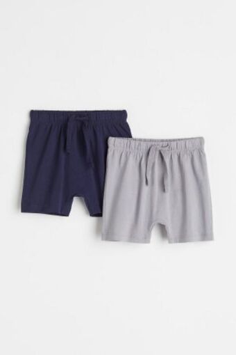 H&M Pack de 2 calções em algodão promoção